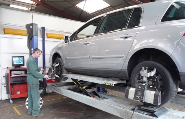 Service de géométrie des roues